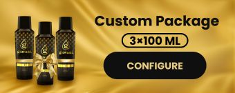 Custom package 3 x 100 ml