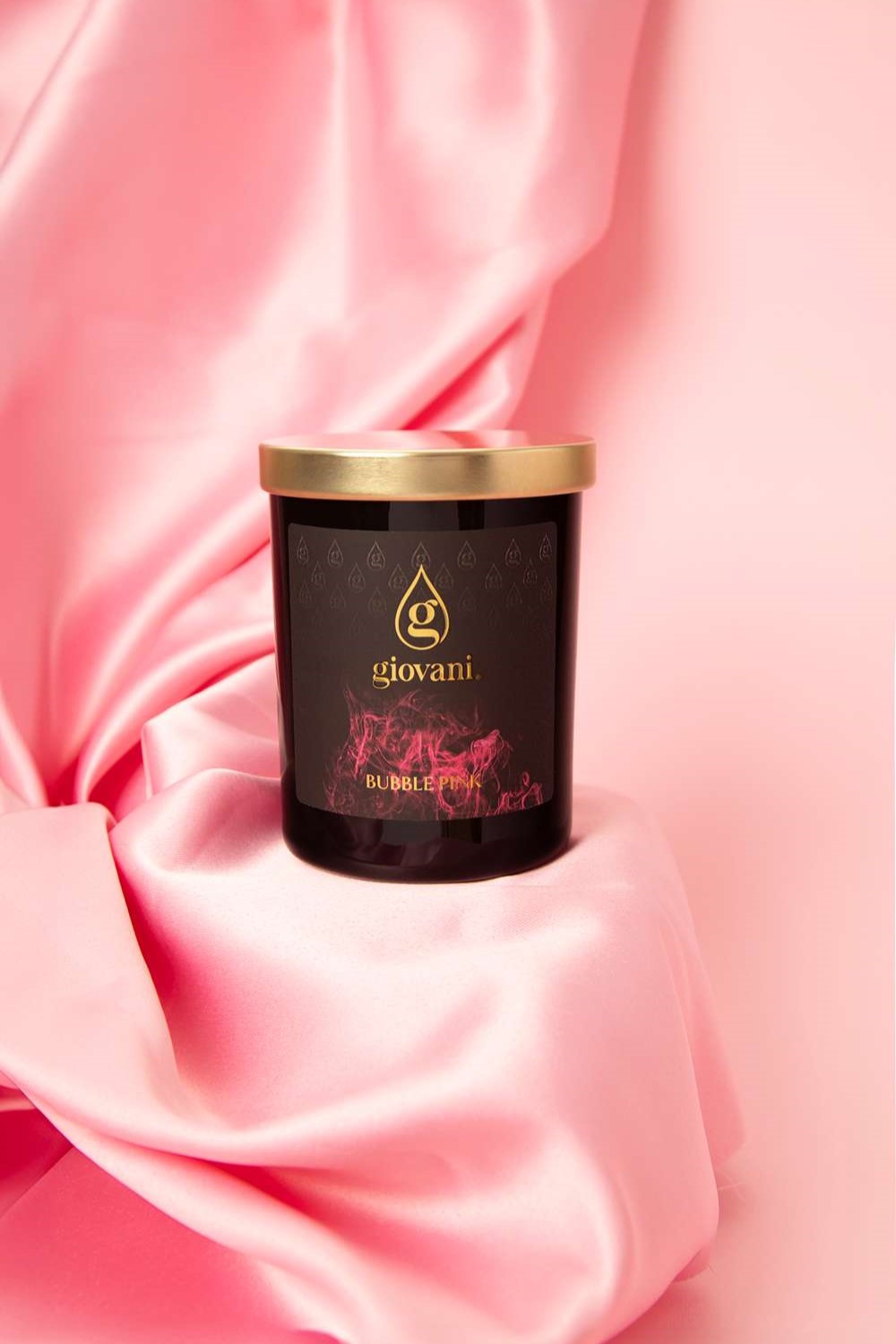 Vegan scented candle BUBBLE PINK