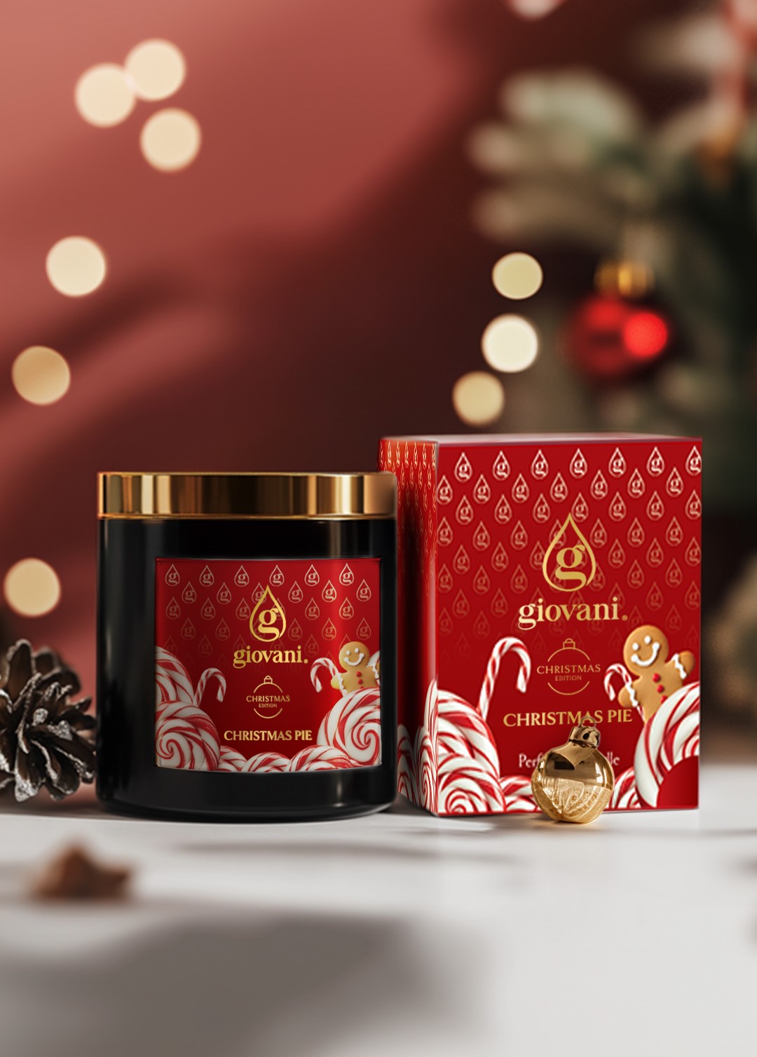 CHRISTMAS PIE Candle for the home that scents the room