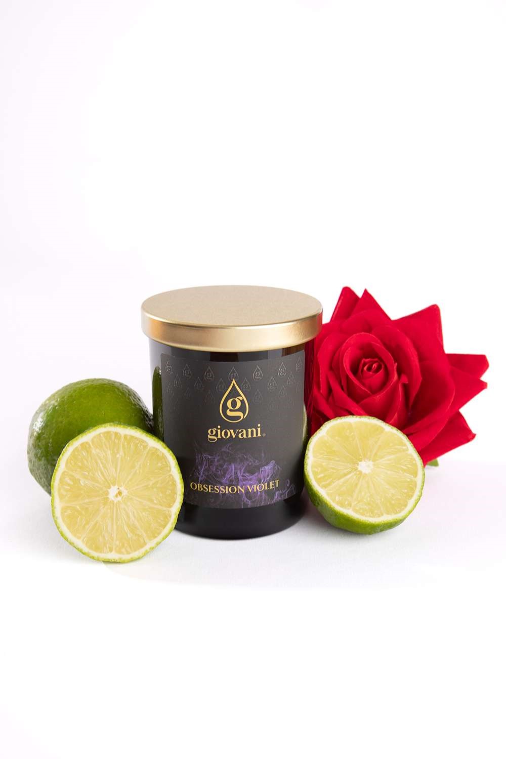 Vegan scented candle OBSESSION VIOLET