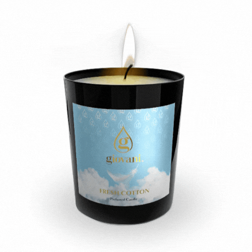 Perfumed candle with cotton wick FRESH COTTON