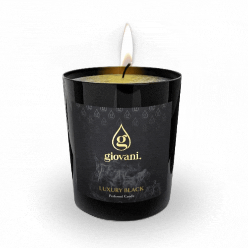 Perfumed candle with cotton wick LUXURY BLACK