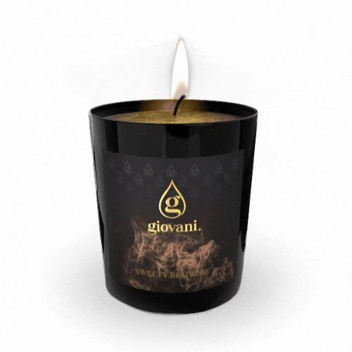 Perfumed candle with cotton wick SWEETY BROWNIE