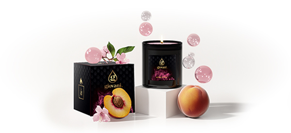 Stylish Scented Candle for Home BUBBLE PINK