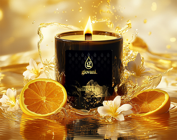 Giovani The most fragrant candle EXCLUSIVE GOLD