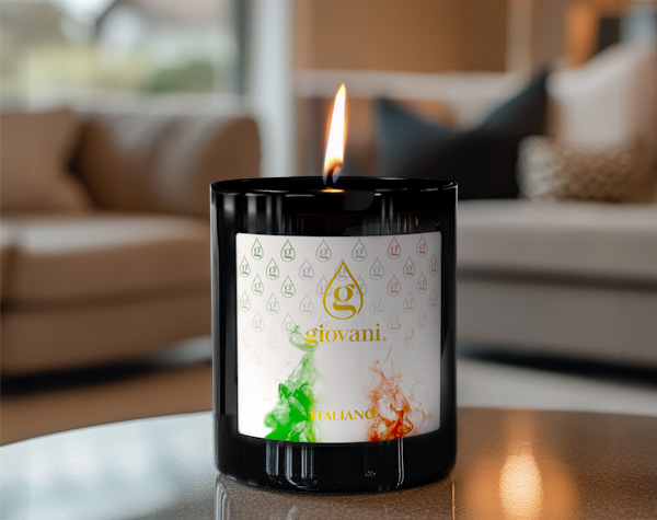 Aromatic Candle with Italiano Perfume Essence