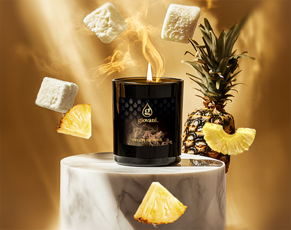 Giovani Stylish Scented Candle for Home SWEETY BROWNIE