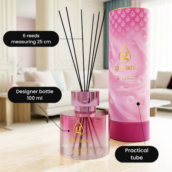 aroma reed diffuser BUBBLE PINK