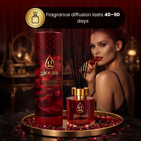 premium reed diffuser RED CASHMERE