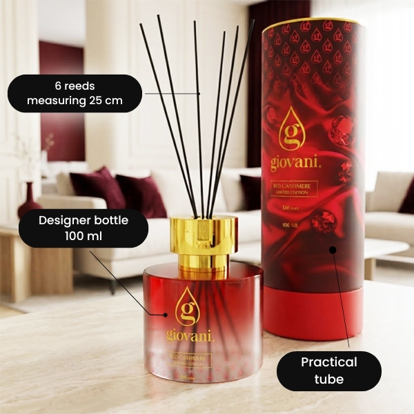 aroma reed diffuser RED CASHMERE