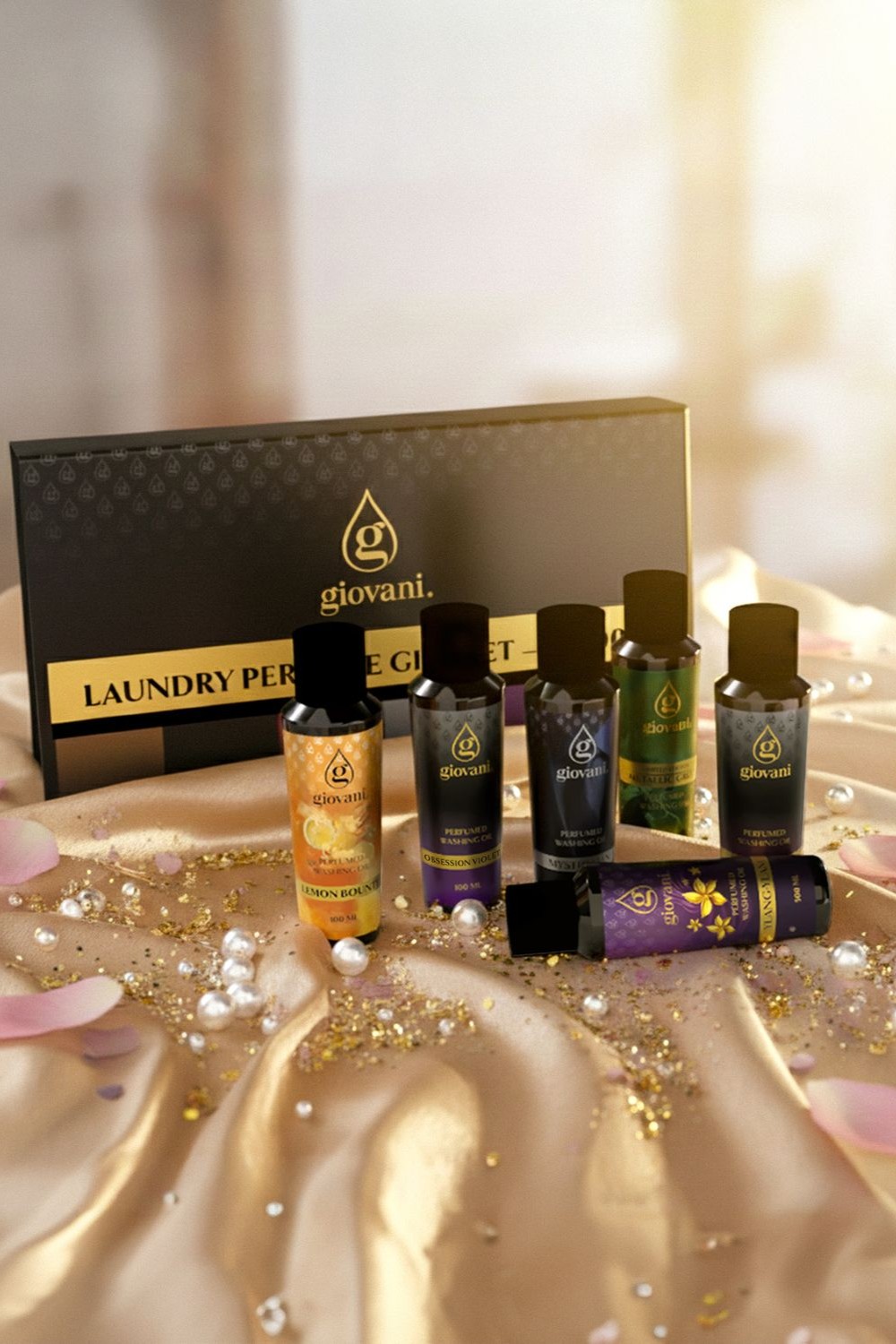 Giovani Gift set with 6 laundry perfumes