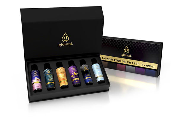 Gift set of six Giovani Laundry Perfumes