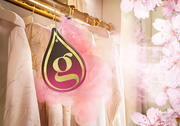 Giovani BUBBLE PINK Wardrobe scented tag