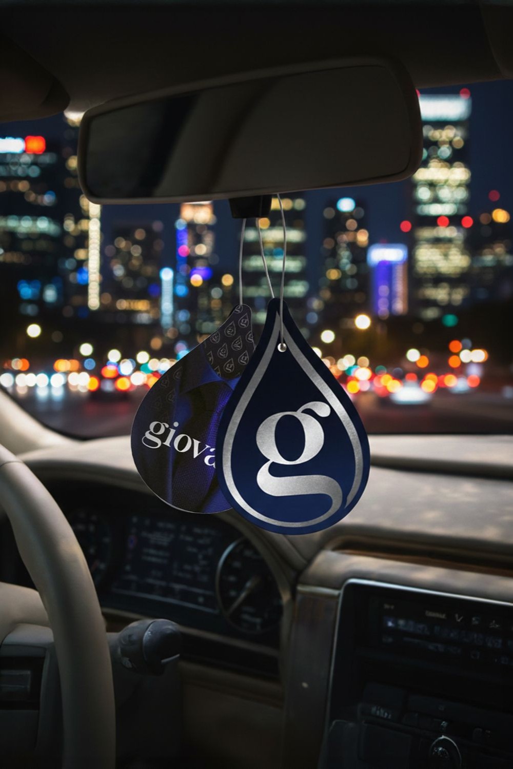 Universal tag with MYSTIC MAN fragrance